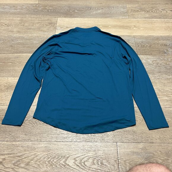 Mantra Polo Shirt Large Long Sleeve Pacific Blue Catalyst Performance Golf NEW - Picture 11 of 12